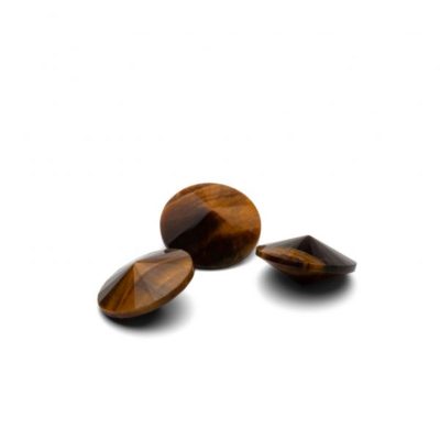 RIVOLI tiger eye 12 MM GAVBARI, semi-precious stone