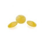 RIVOLI yellow chalcedony 12 MM GAVBARI, semi-precious stone